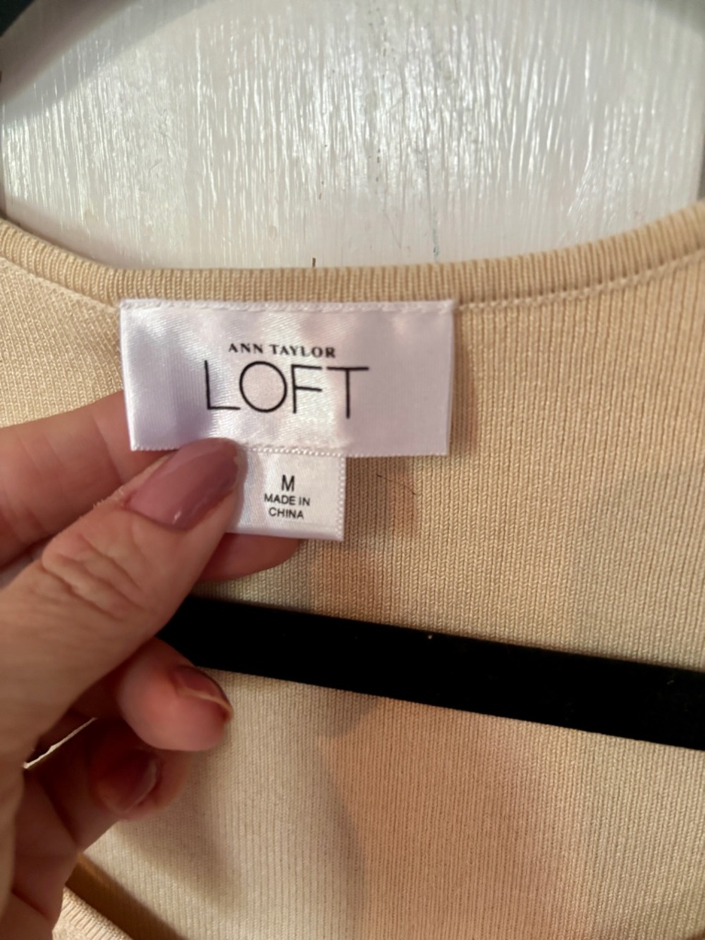 LOFT Ribbed Knit Top - Picture 3 of 6